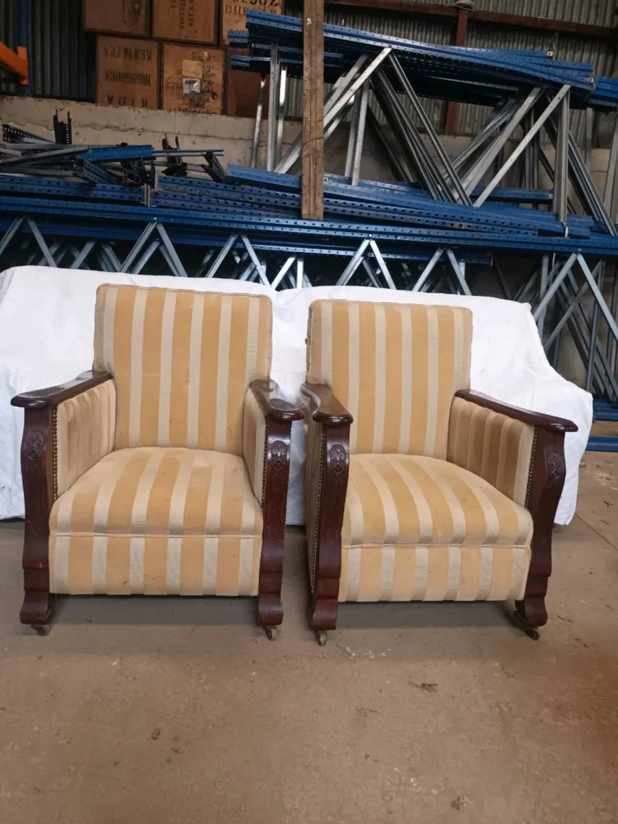 Pair Armchairs - Image 3