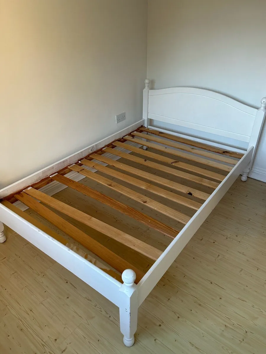 1 Double bed, 1 queen bed, headboard, Mattress X2 - Image 4