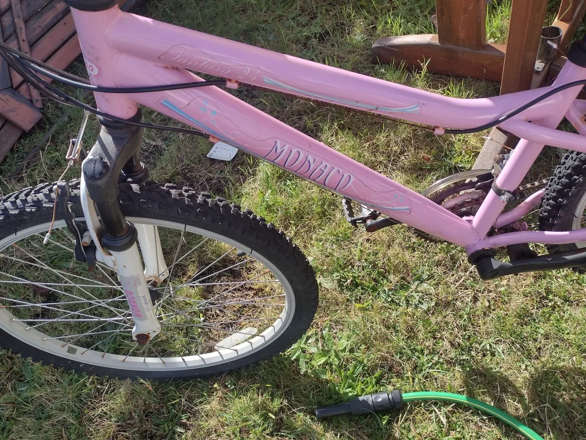 Pink mountain bike 24 " wheels - Image 3