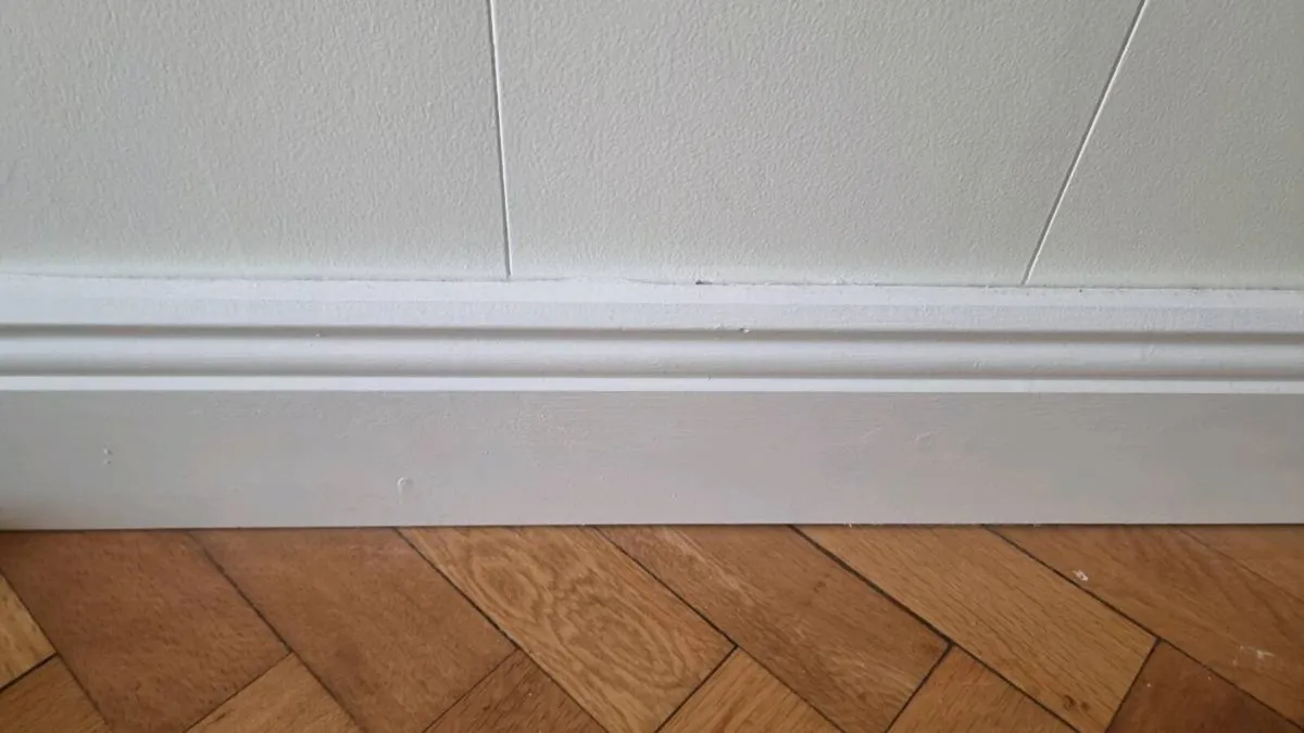 5.5 inch White Deal Skirting Boards - Image 4
