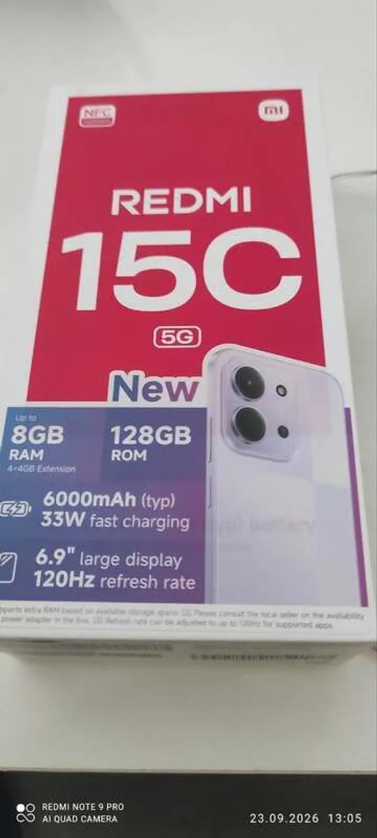5G - Xiaomi Redmi 15C , 8GB RAM , 128GB , 6.9" , 120Hz , Camera 50MP - 6000mAh - Image 1