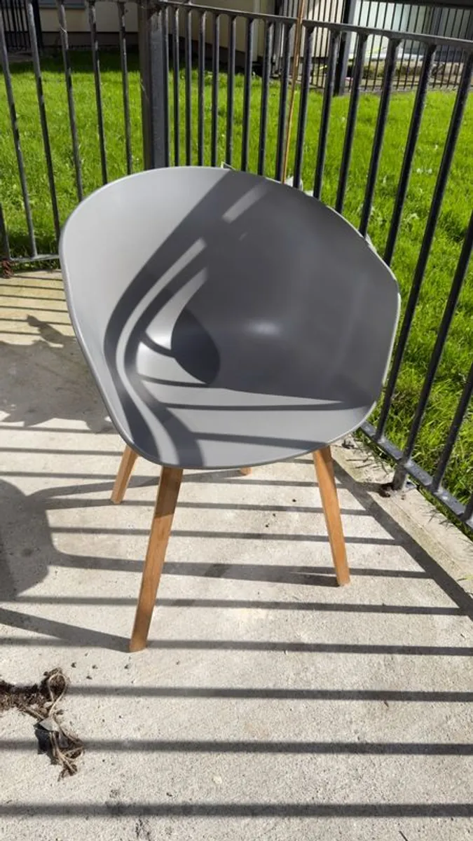 HAY About A Chair AAC22 Concrete Grey/Oak - Image 2