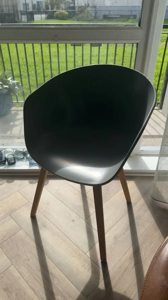HAY About A Chair AAC22 Concrete Grey/Oak - Image 4
