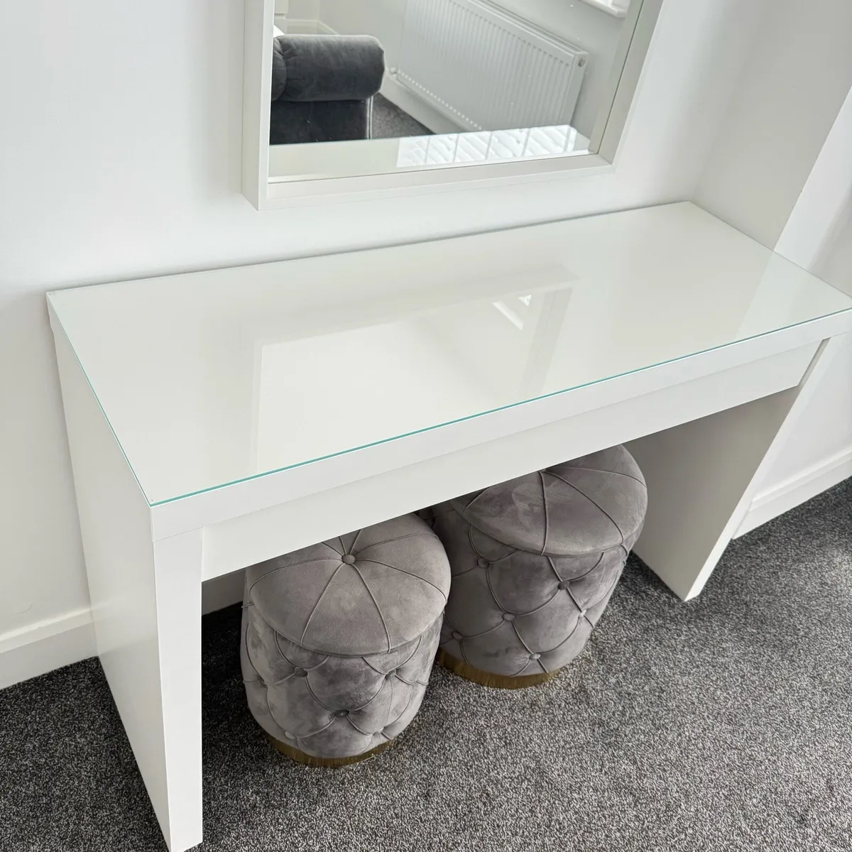 MALM IKEA dressing table,white,120! cm - Image 1
