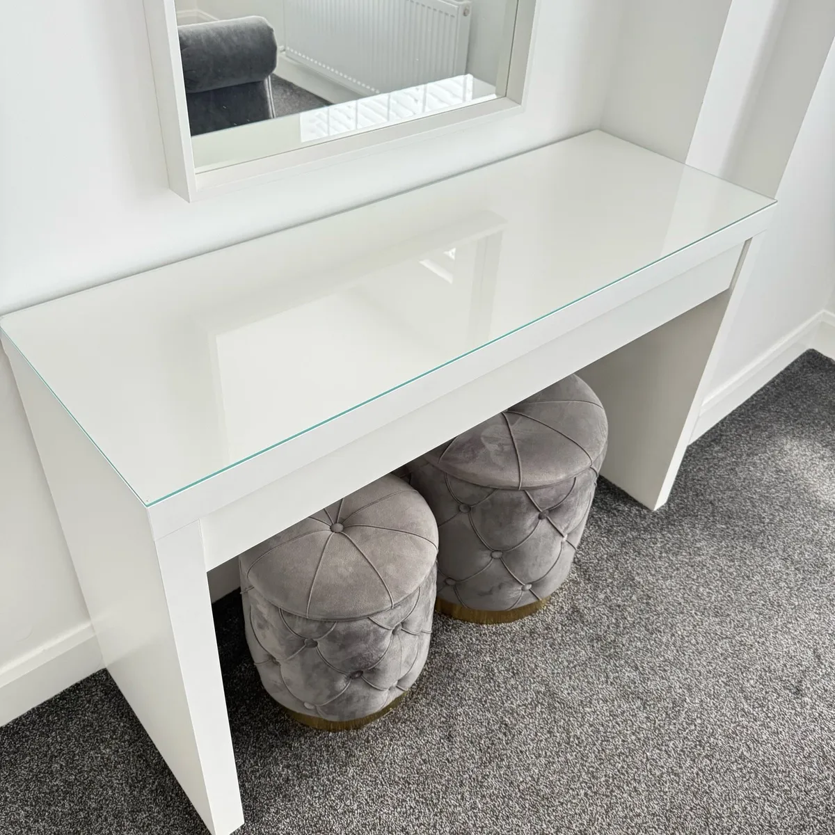 MALM IKEA dressing table,white,120! cm - Image 4