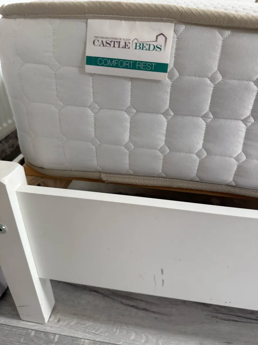 Double bed with mattress - Image 3