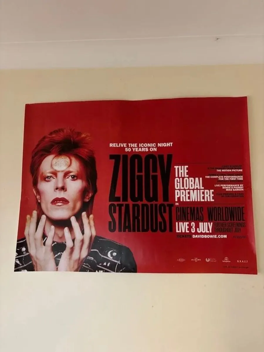 David Bowie Ziggy Stardust –  Cinema Poster - Image 2