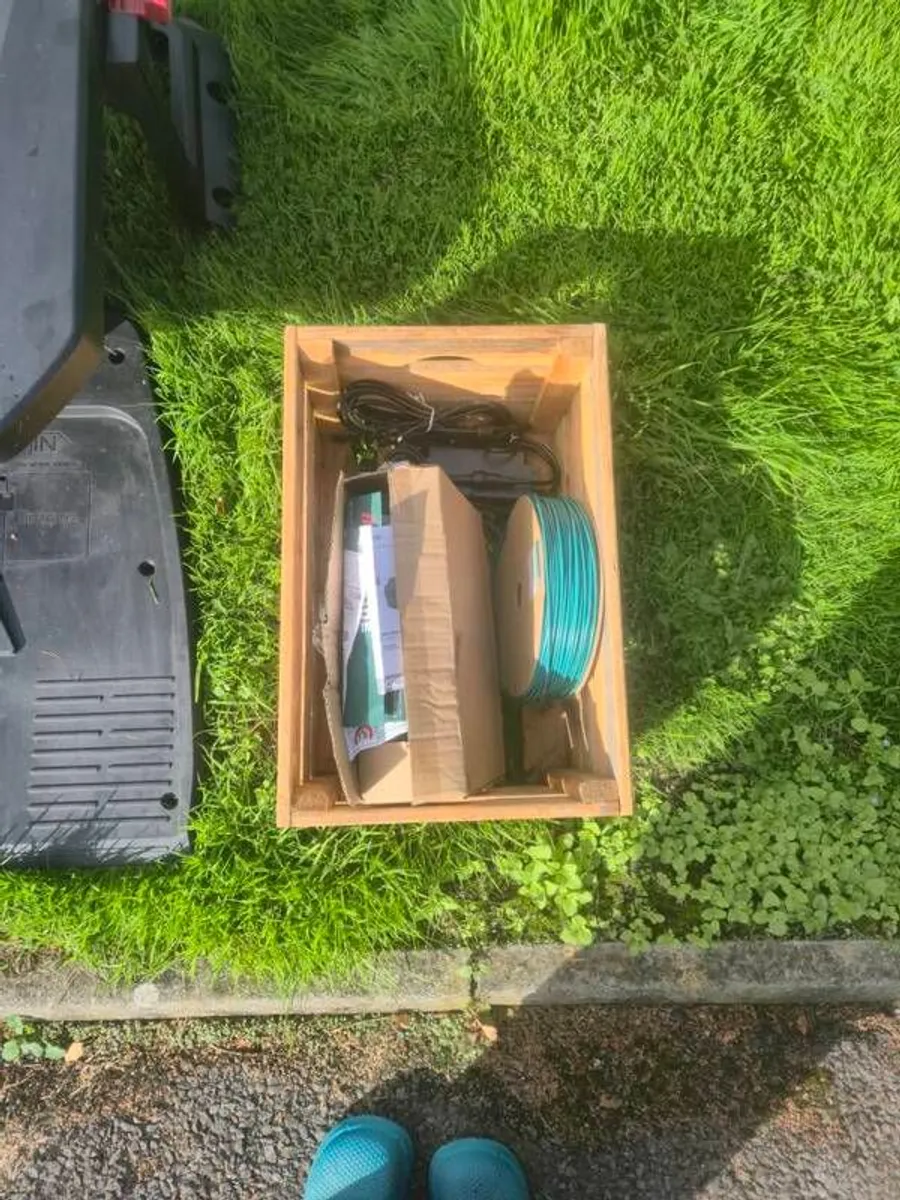 wired remote lawn mower