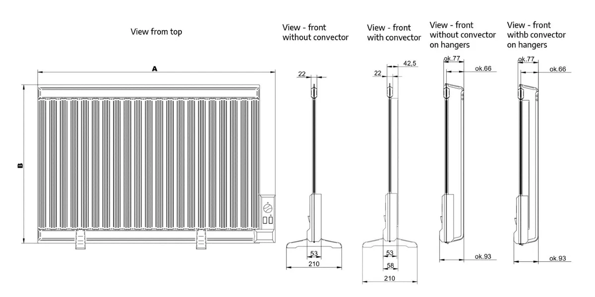 Electric Oil Heater/Radiator 1500W - Image 2