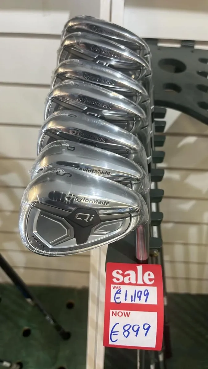 NEW Taylormade Qi 5-SW KBS Reg Were €1199 Now €899 - Image 3