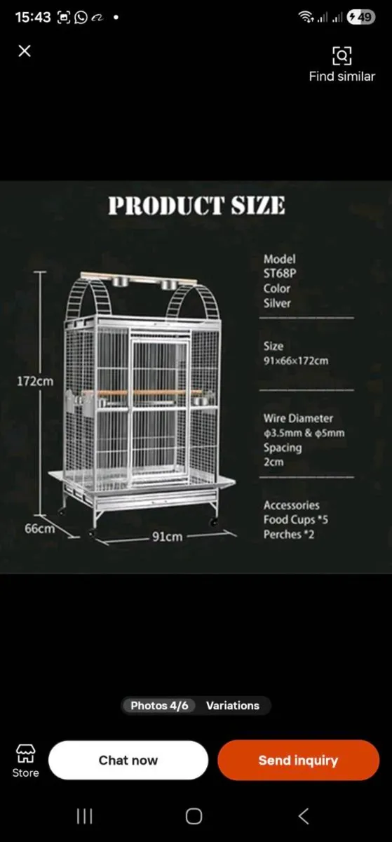Cages for parrots - Image 2