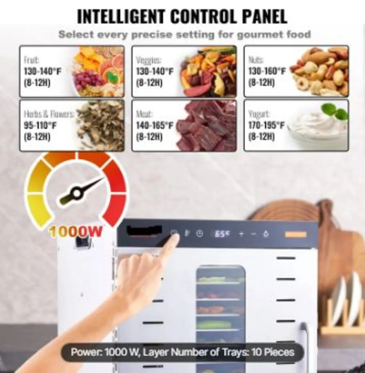 10 Trays Food Dehydrator Machine - Image 2