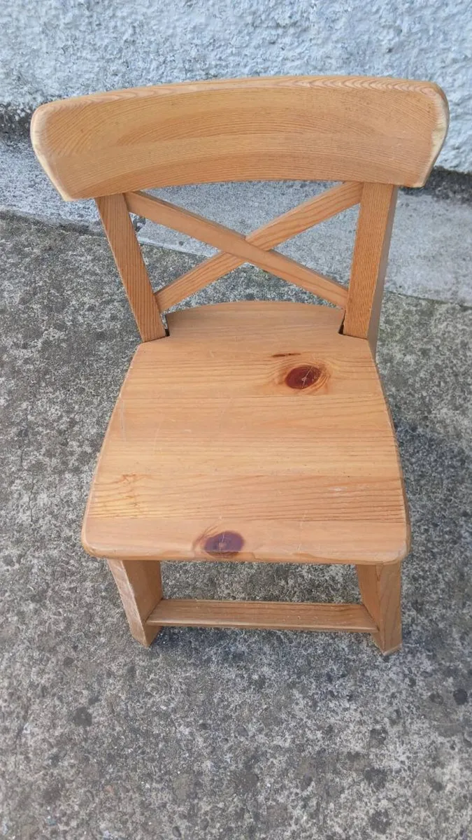Childs Pine Chair - Image 1