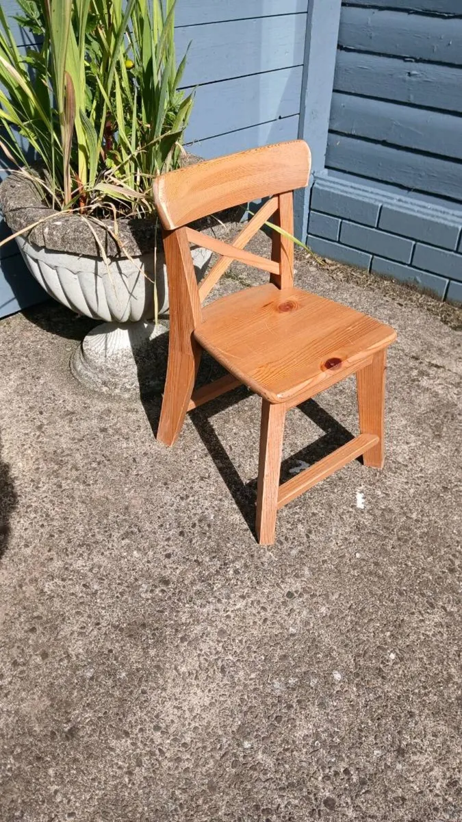 Childs Pine Chair - Image 2