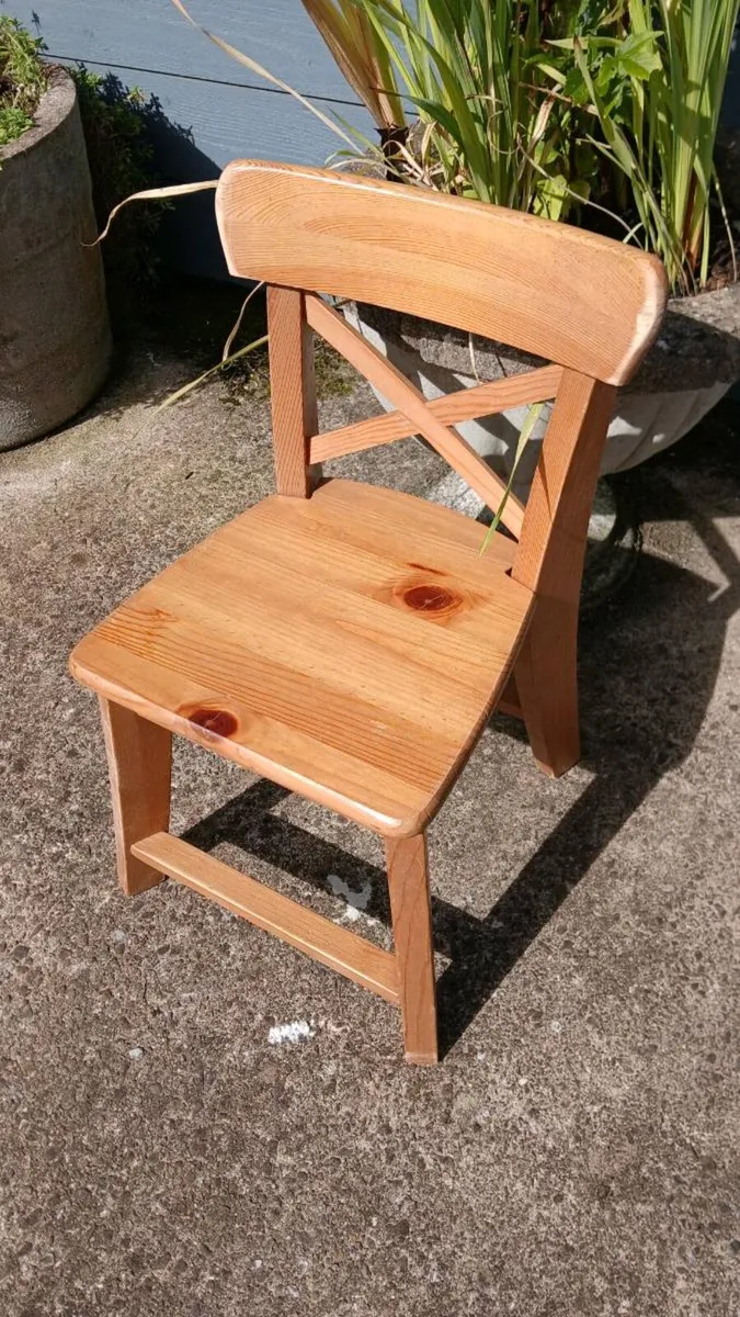 Childs Pine Chair - Image 3