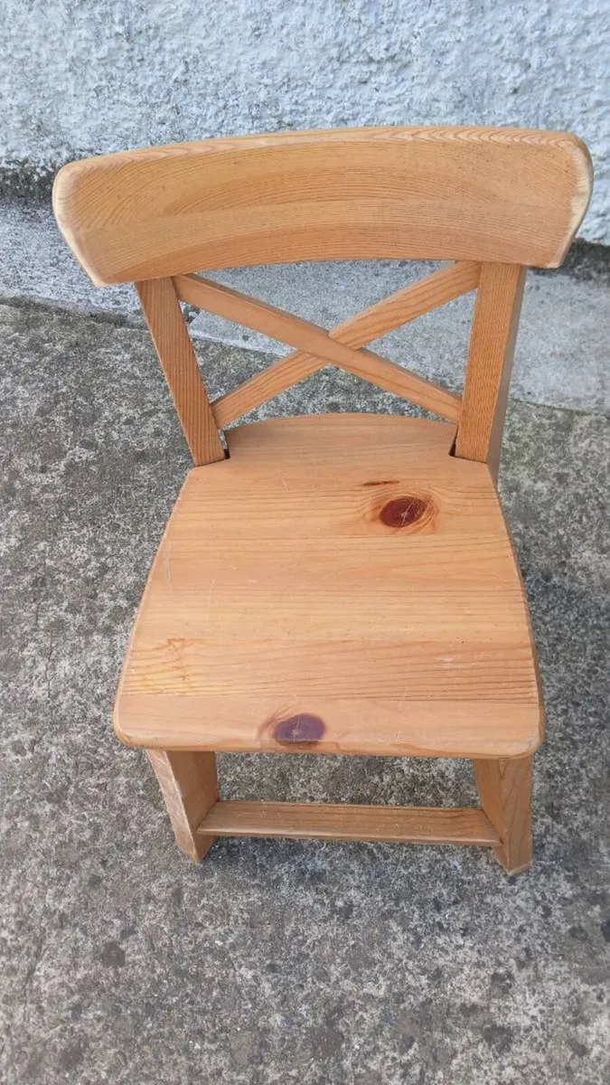 Childs Pine Chair - Image 4