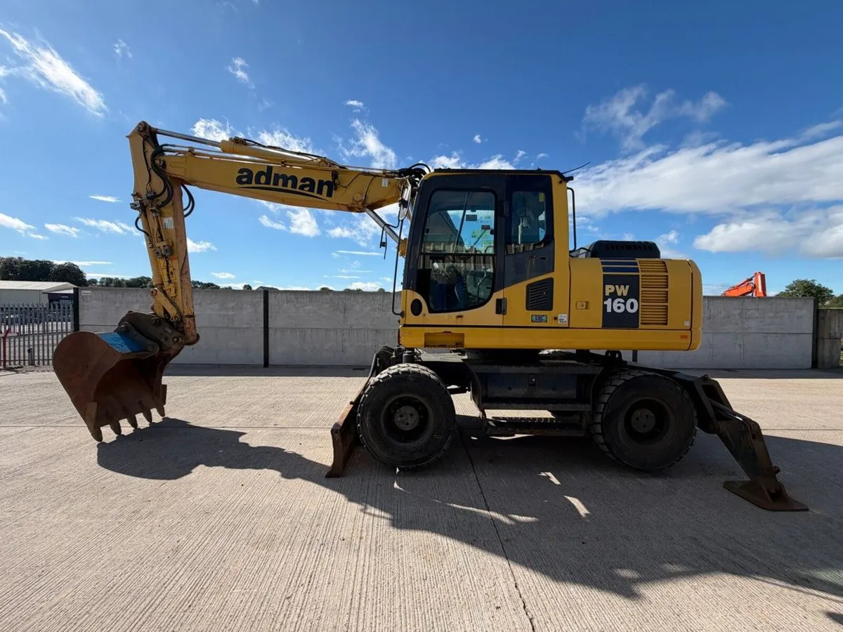 KOMATSU PW160-8 16 TON WHEELED EXCAVATOR - Image 3