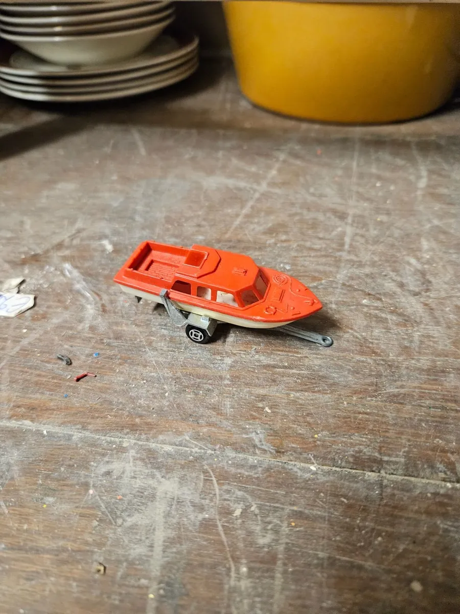 Corgi Majorette Speed Boat on Trailer - Image 1