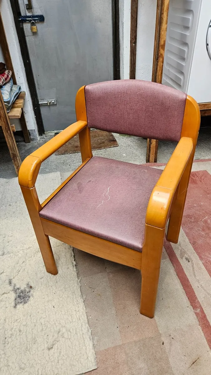 Commode Chair and Footstool - Image 2