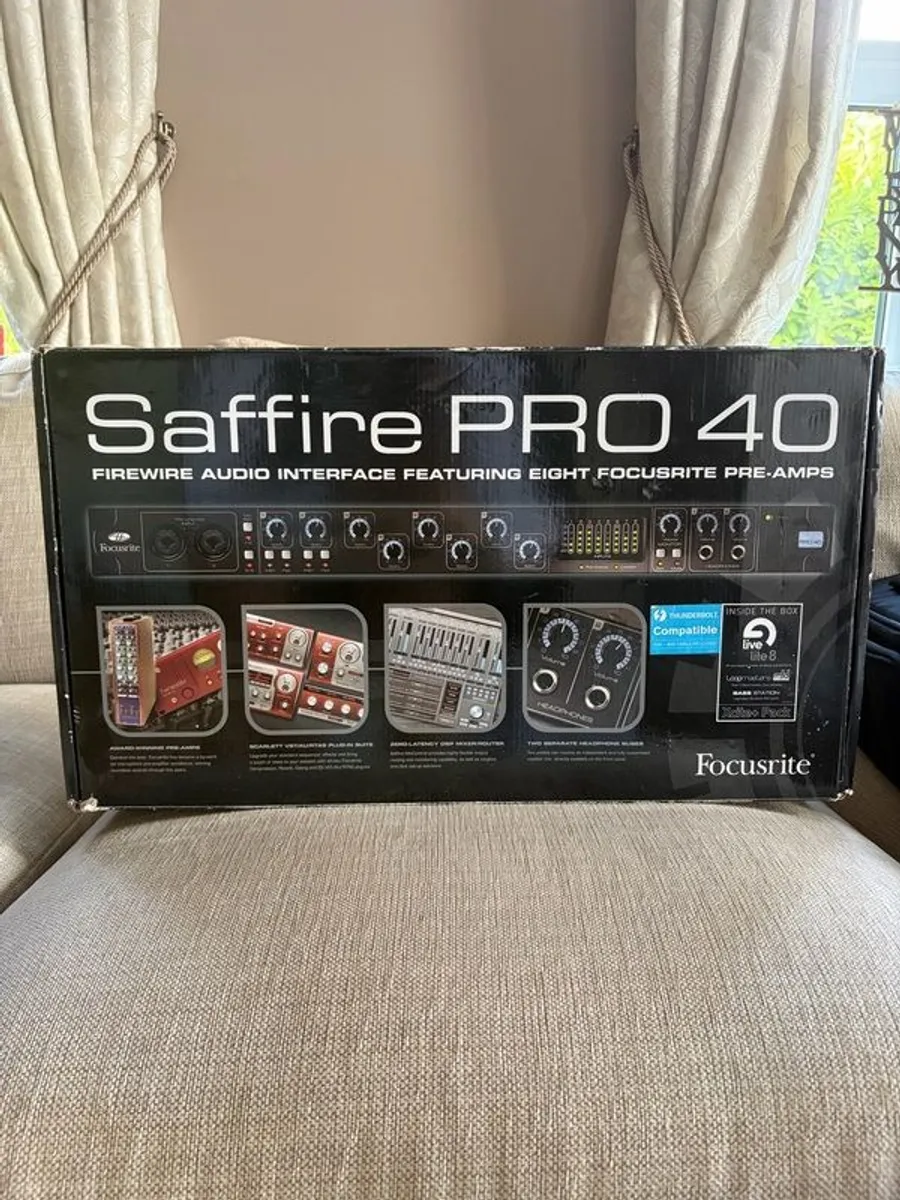 Focusrite Saffire PRO 40 professional FireWire audio interface FOR SALE - Image 2
