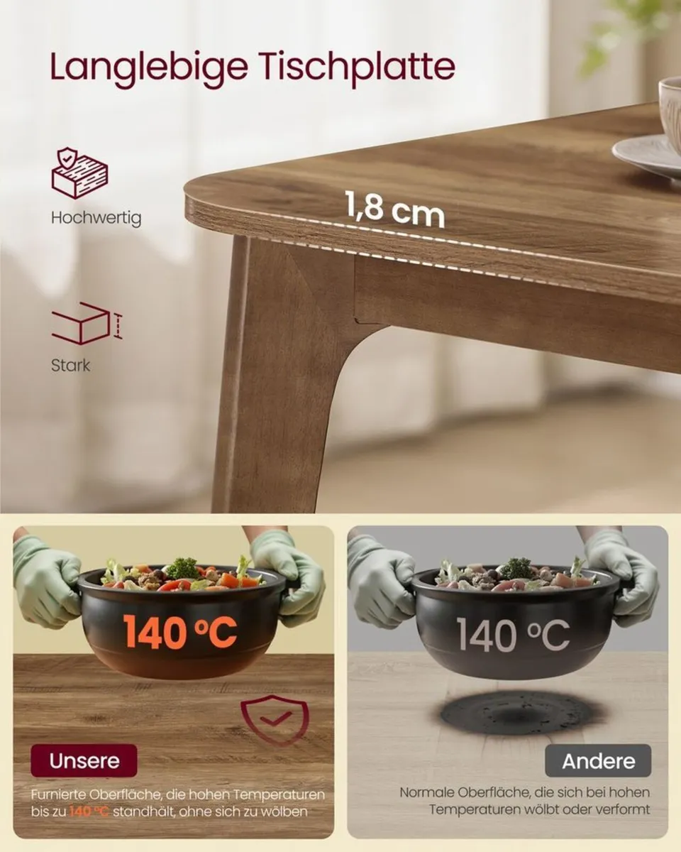 Dining table with extendable table top - FREE P&P - Image 3