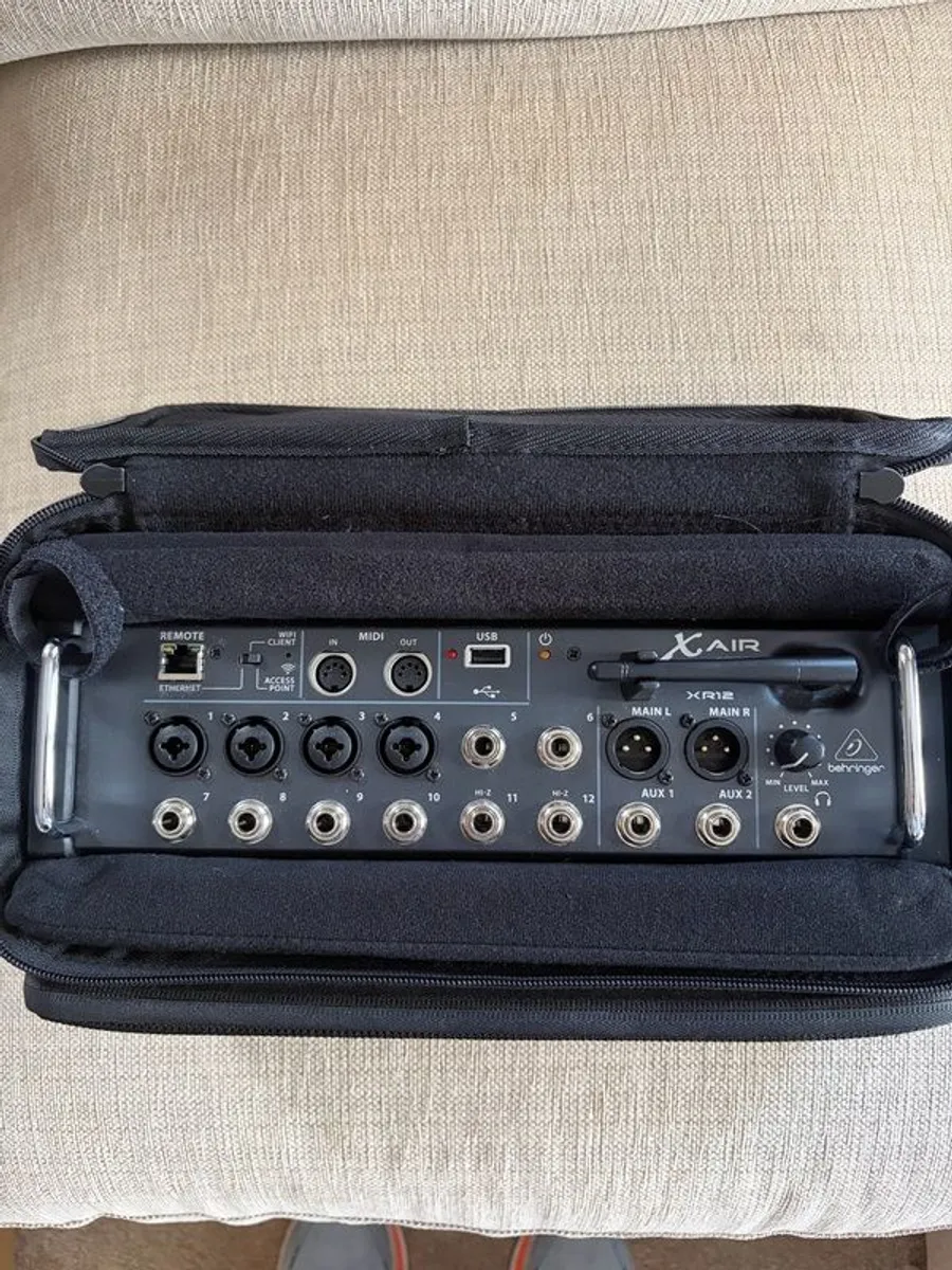 Behringer X AIR XR12 | 12 Channel Digital Mixer | Gator Case - Image 1