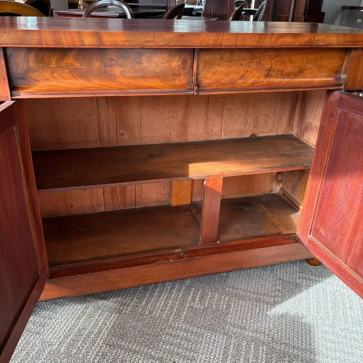 Victorian mahogany sideboard/chiffonier - Image 3