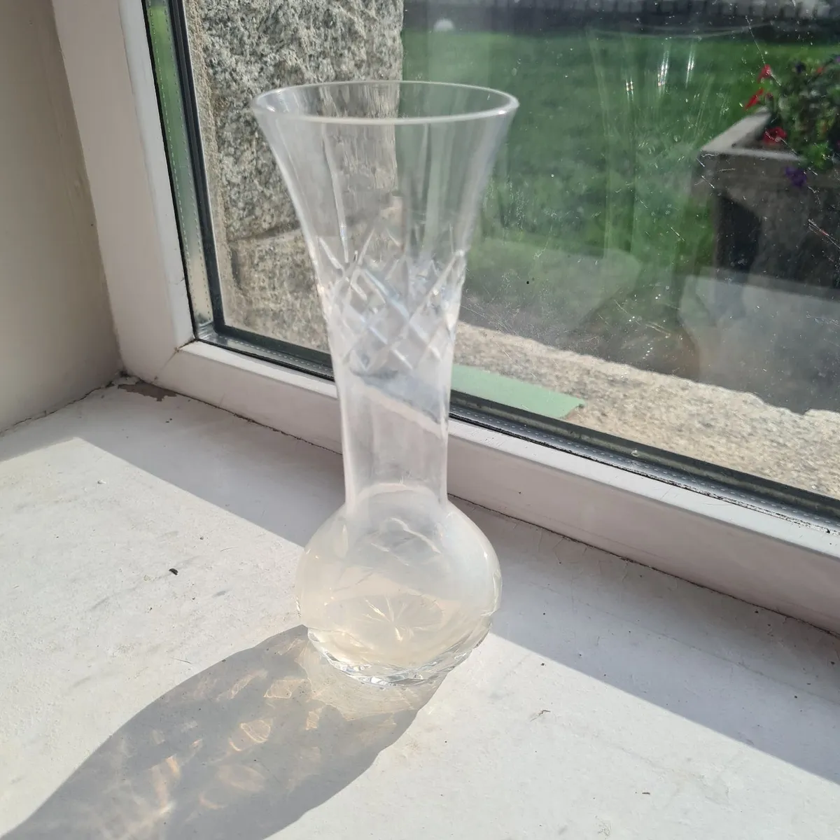 vintage Irish Cavan Crystal bud vase. - Image 2