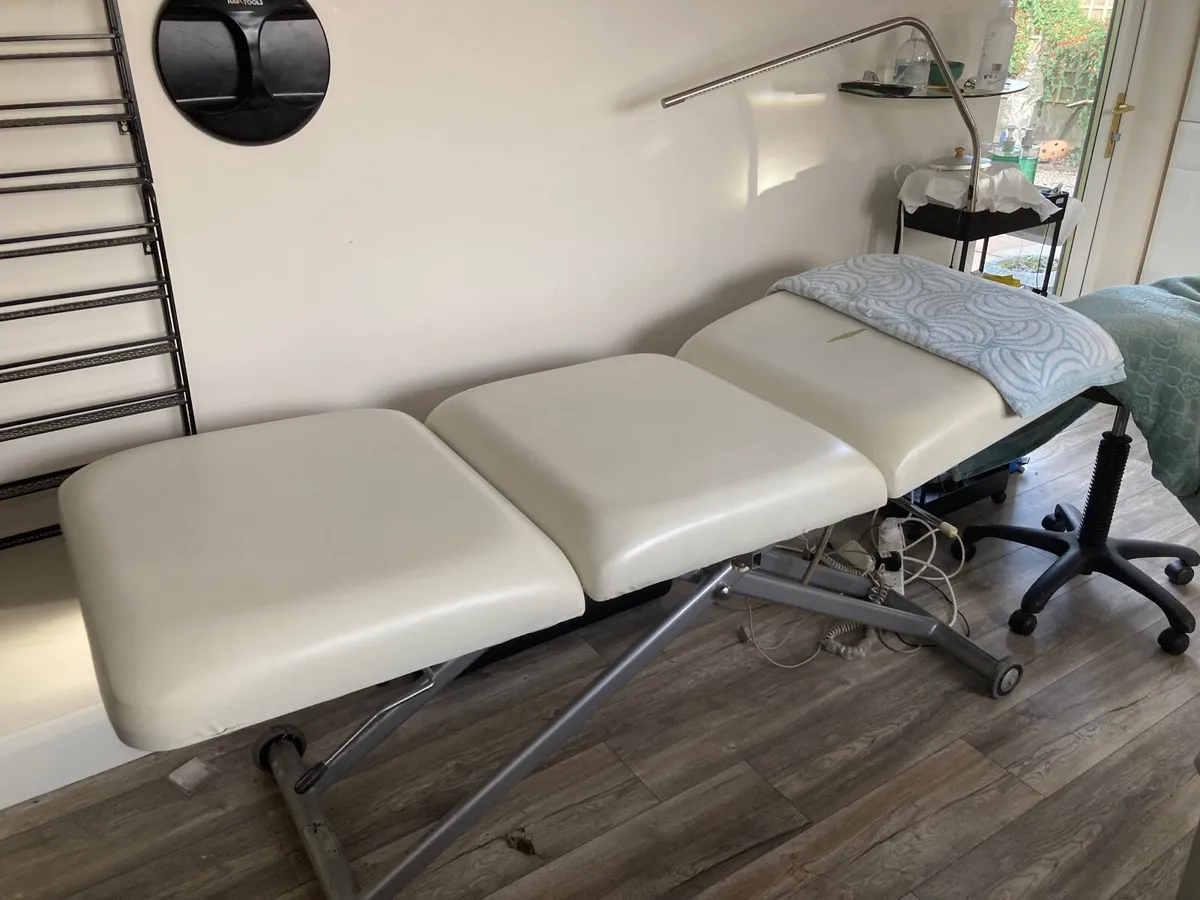 Electric hydraulic salon bed
