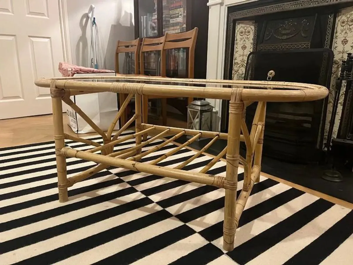 Bamboo coffee table - Image 1
