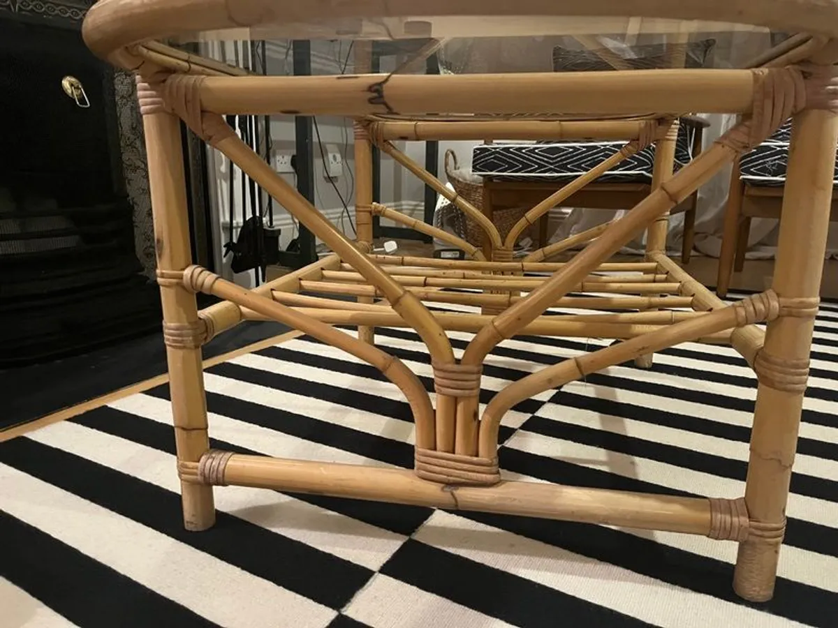 Bamboo coffee table - Image 2