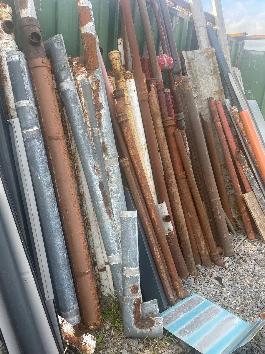 Cast iron gutters down pipes - Image 1
