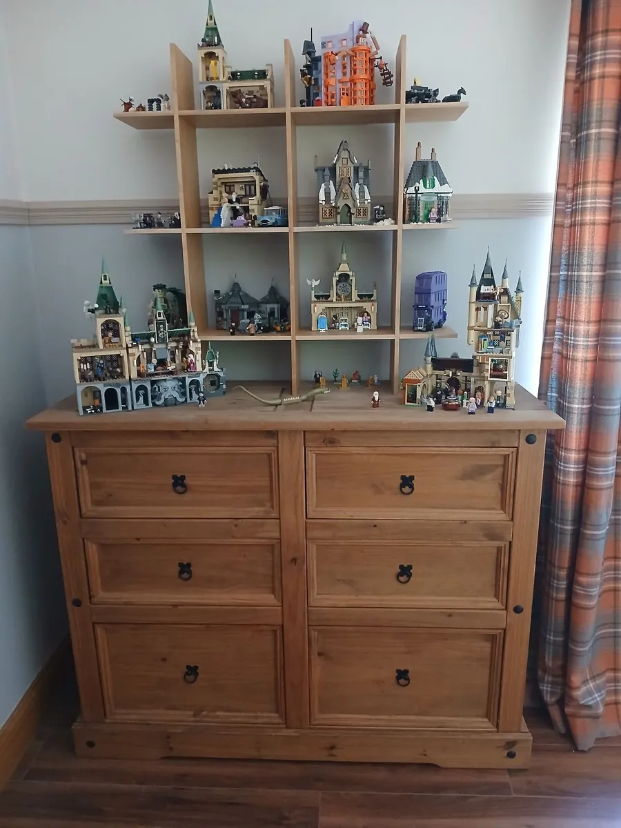 Mexican pine wardrobe & dresser - Image 2