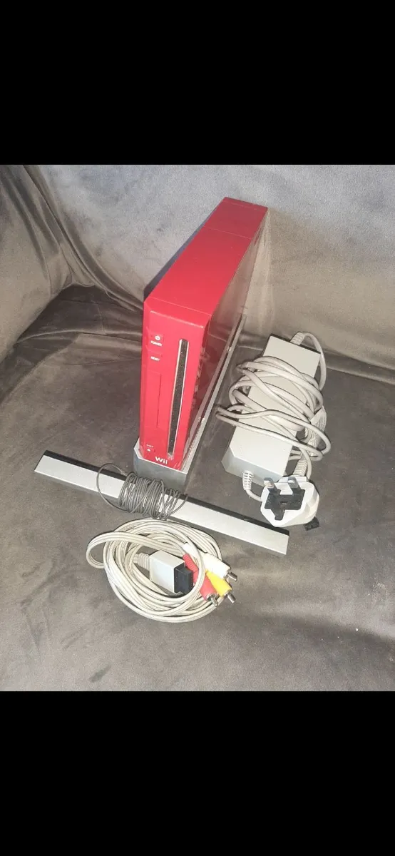Limited Edition Red Nintendo Wii - Image 2