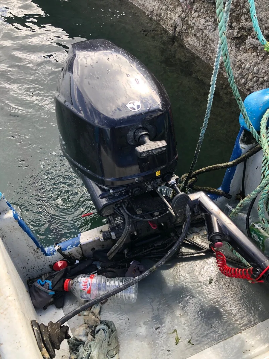 Tohatsu fisherman 15hp battery and pull start - Image 1