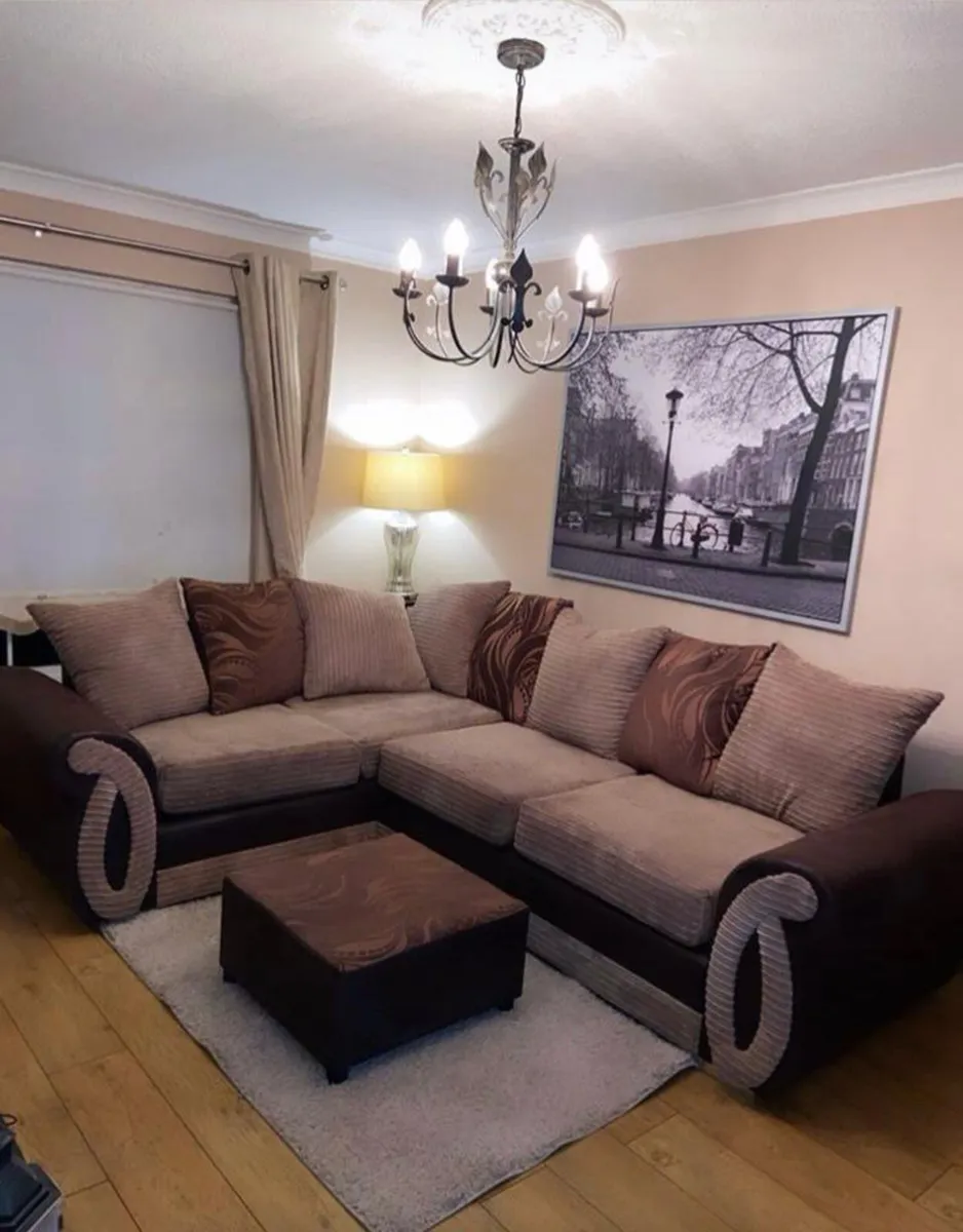 L shaped sofa