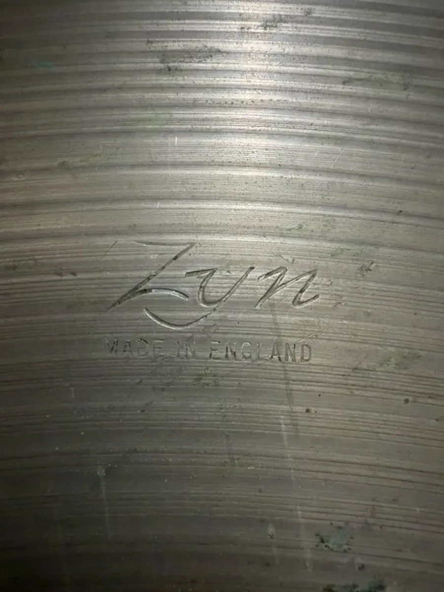 Vintage LYN 20-inch Ride Cymbal | Made in England - Image 2