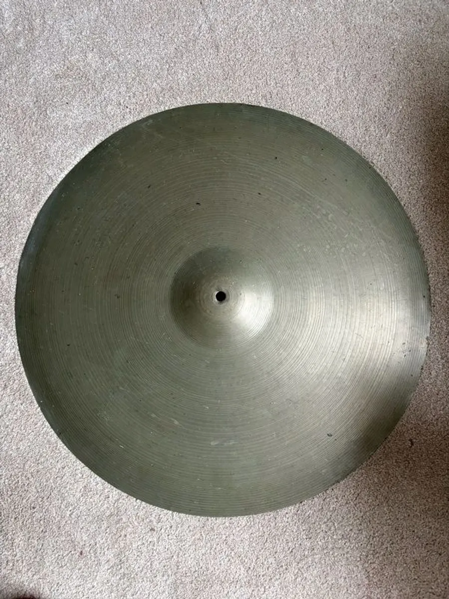 Vintage LYN 20-inch Ride Cymbal | Made in England - Image 1