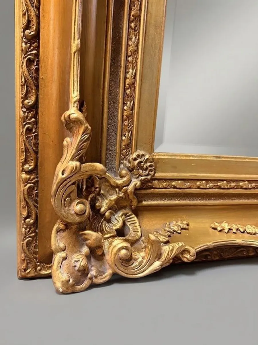 Large Gilt Double Frame Mirror. - Image 2