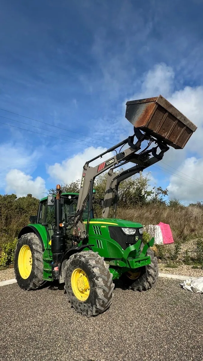 2017 John Deere 6135m With Front Loader - Image 1