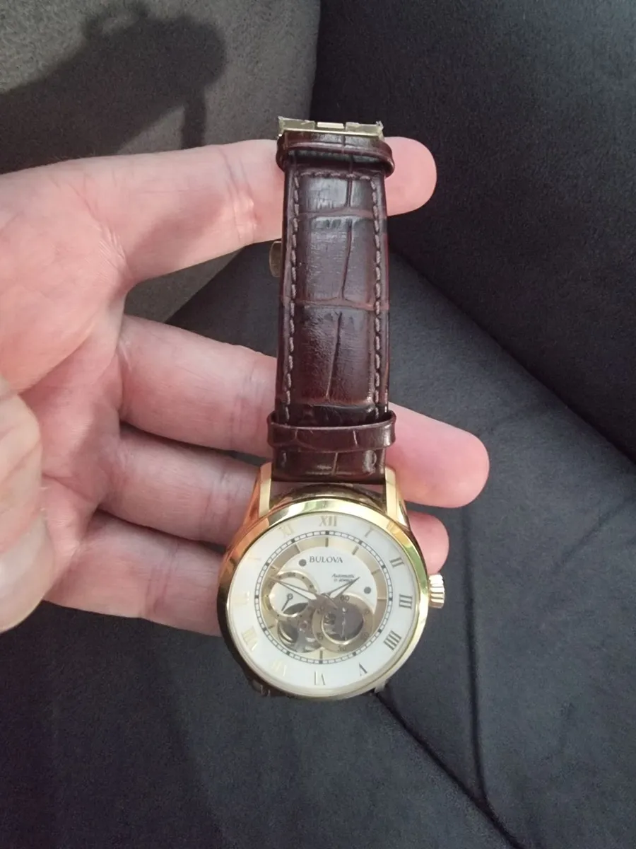 Genuine Men's Bulova Watch Automatic - Image 2