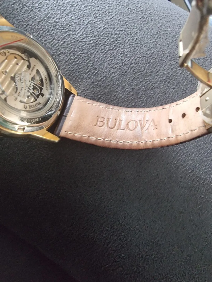 Genuine Men's Bulova Watch Automatic - Image 4