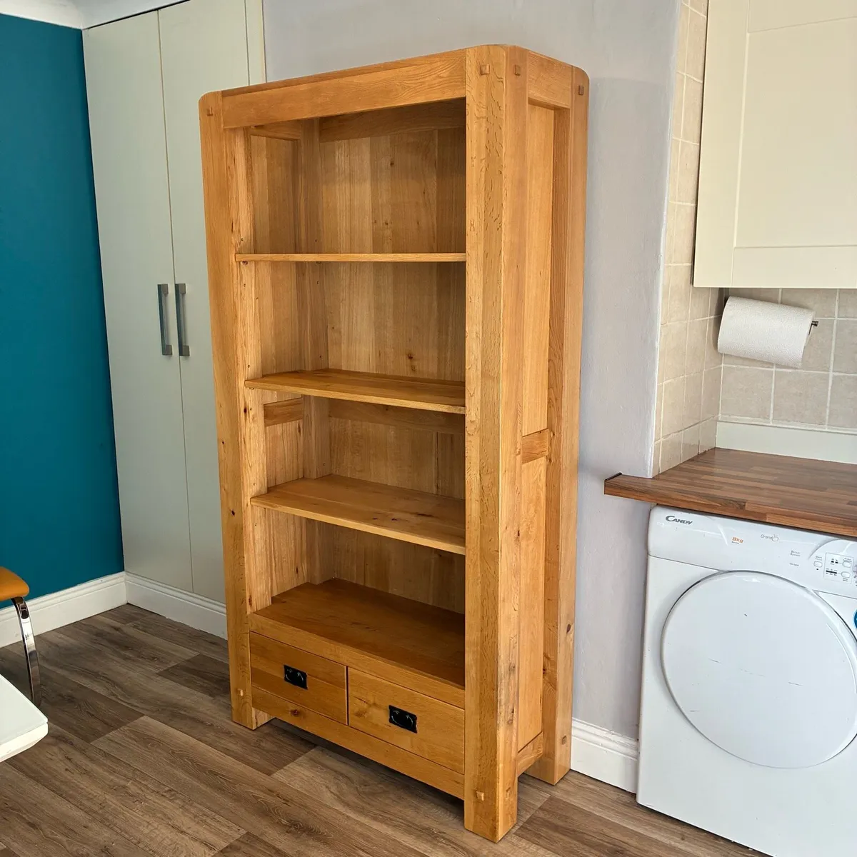 Fab! Solid Oak Sideboard & Tall display Unit €350E - Image 3