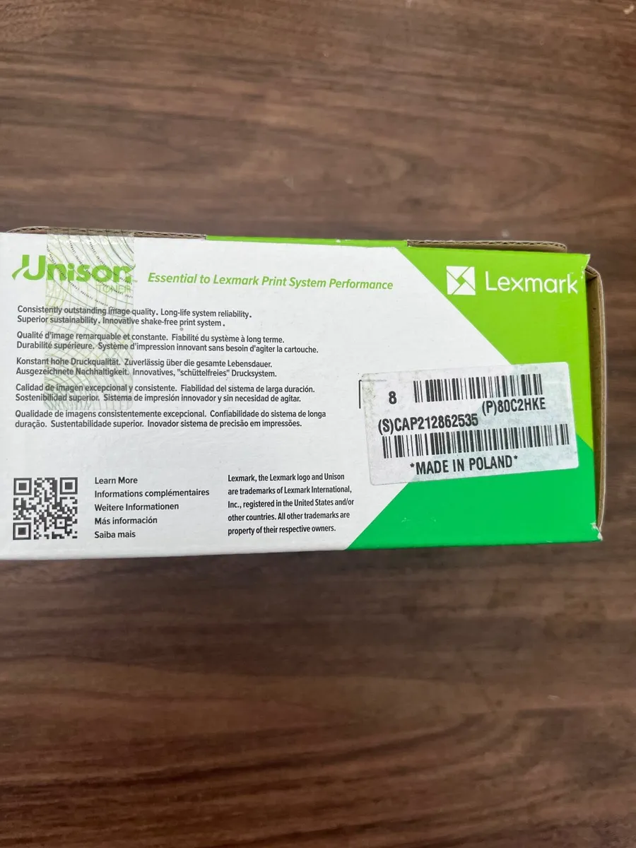 Lexmark 80C2HKE Black Toner - Image 3