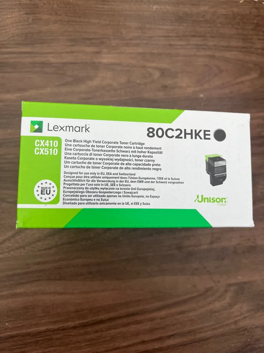 Lexmark 80C2HKE Black Toner - Image 1