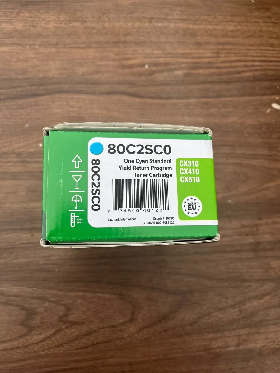 Lexmark 80C2SC0 Cyan Toner - Image 2