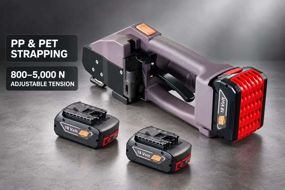 Automatic Electric Strapping Machine for PP and PE - Image 1