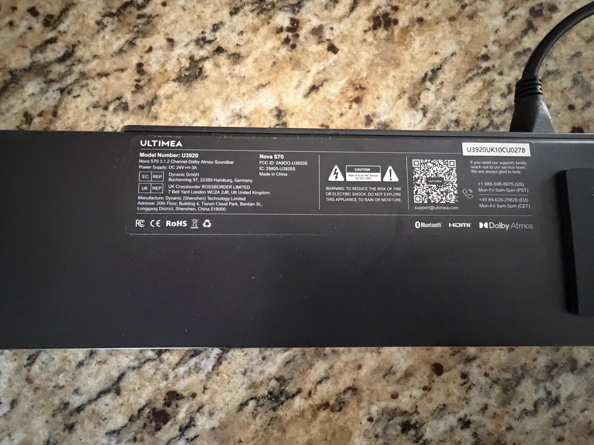 Ultimea Dolby Atmos soundbar and subwoofer - Image 3