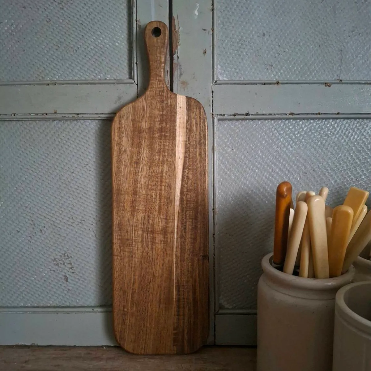 Acacia Wood Paddle Board - Image 1