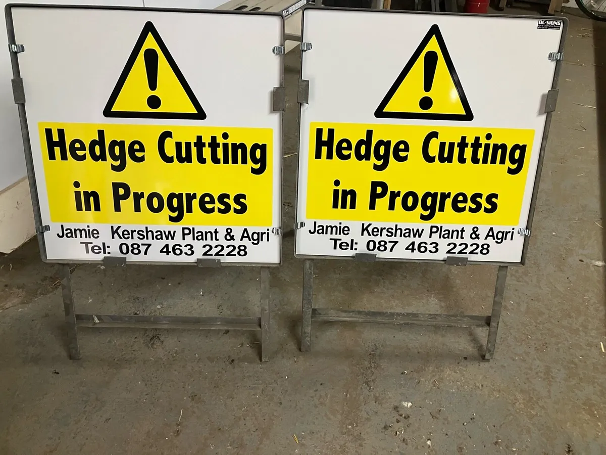 Hedge cutting signs (collection only) - Image 2